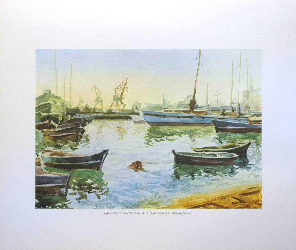BARRIS - THE PORT (LITHOGRAPH)||||