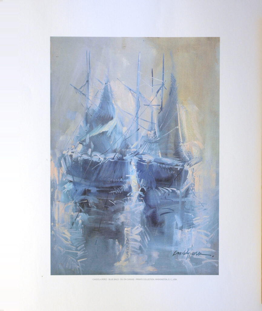 CANDELA PEREZ - BLUE SAILS (LITHOGRAPH)||||