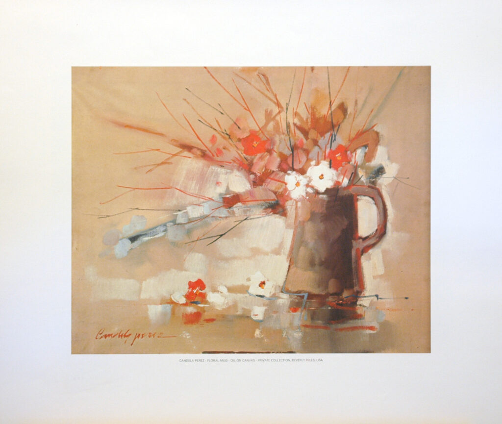 CANDELA PEREZ - FLORAL MUG (LITHOGRAPH)||||