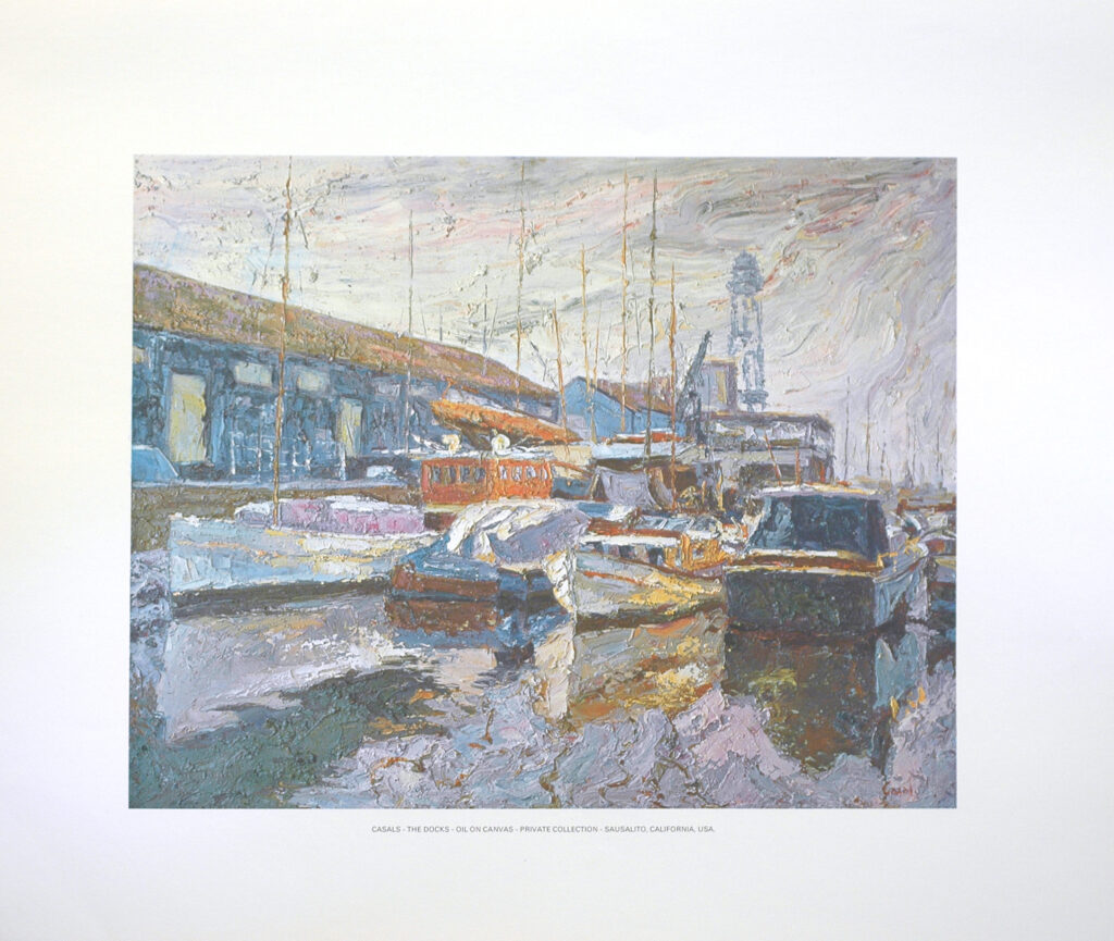 CASALS - THE DOCKS (LITHOGRAPH)||||