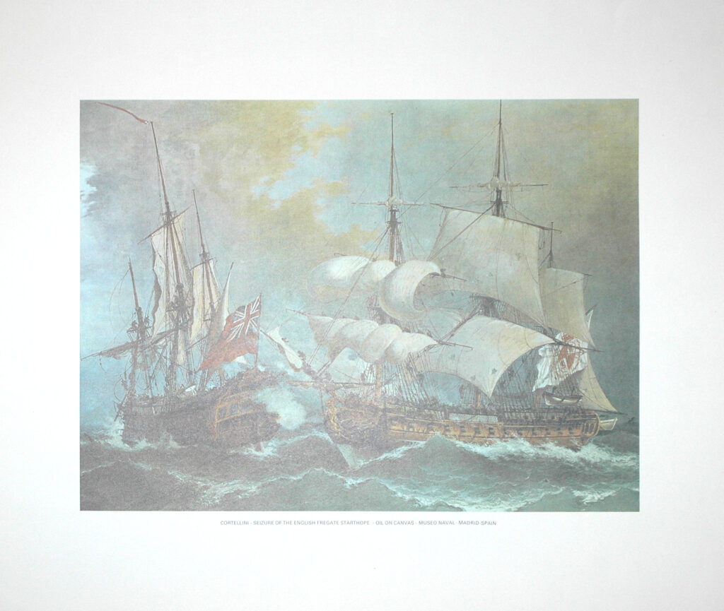 CORTELLINI – SEASURE OF THE ENGLISH-STRTHOPE (LITHOGRAPH)|||