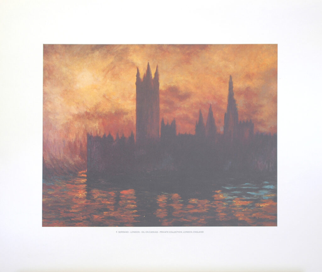 F SERRANO - LONDON (LITHOGRAPH)||||