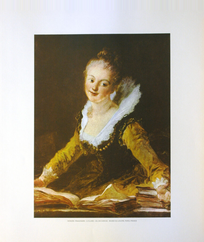 HONORE FRAGONARD - L'CLUDE (LITHOGRAPH)||||