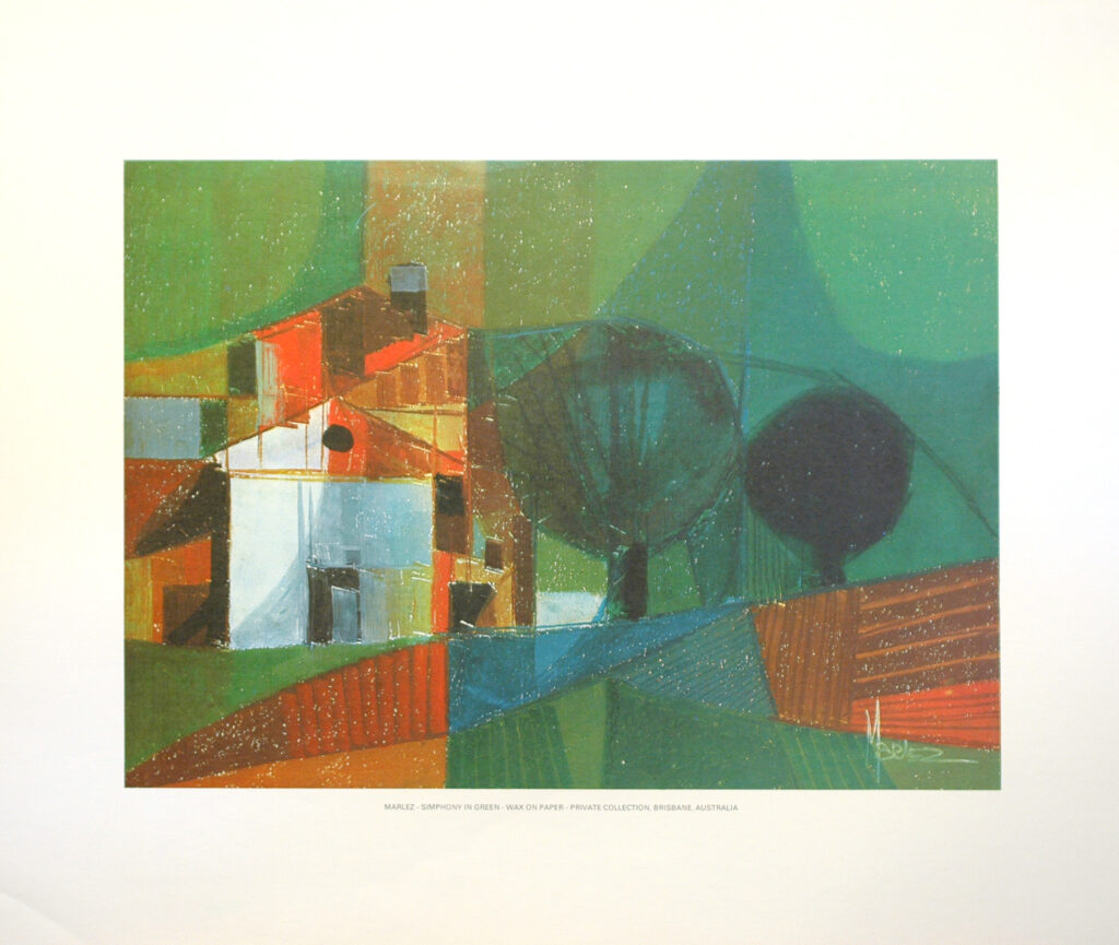 MARLEZ - SIMPHONY IN GREEN (LITHOGRAPH)||||