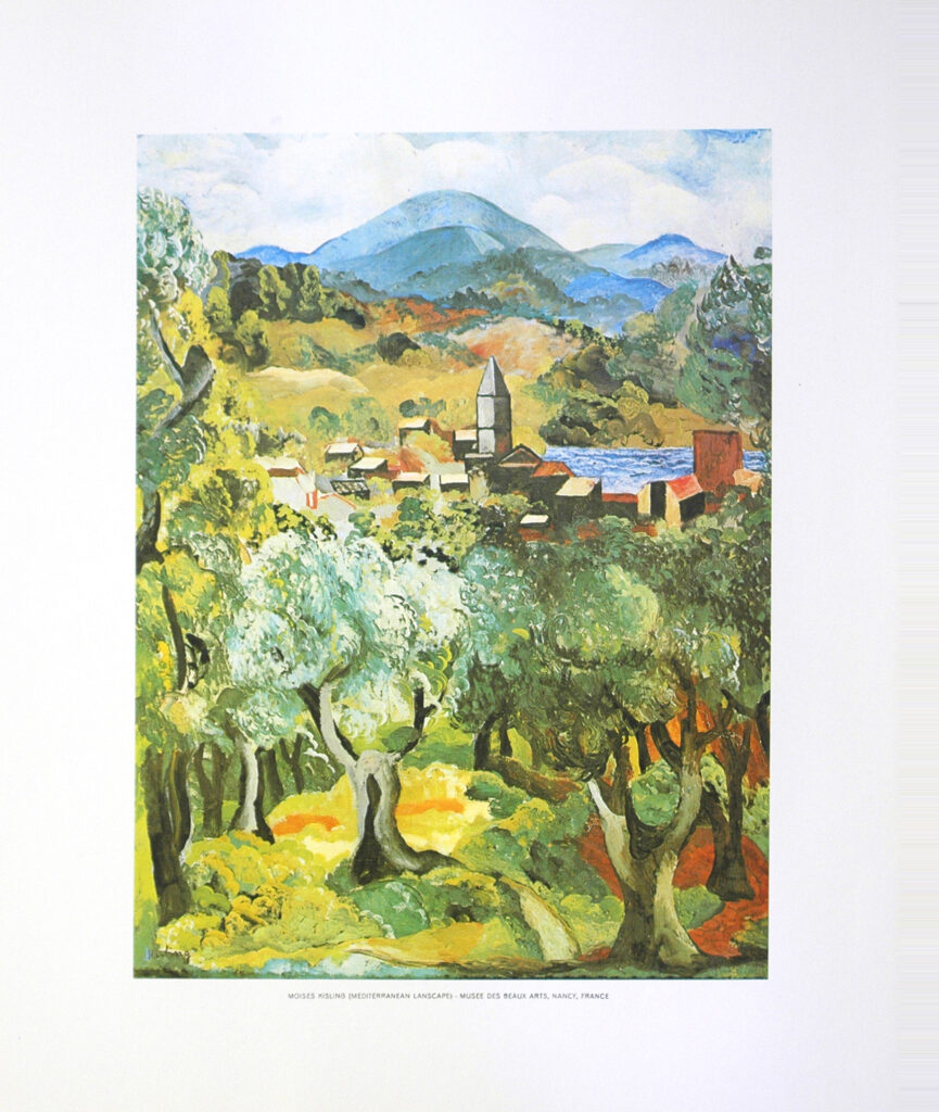MOISES KISLING - MEDITERRANEAN LANDSCAPE (LITHOGRAPH)||||