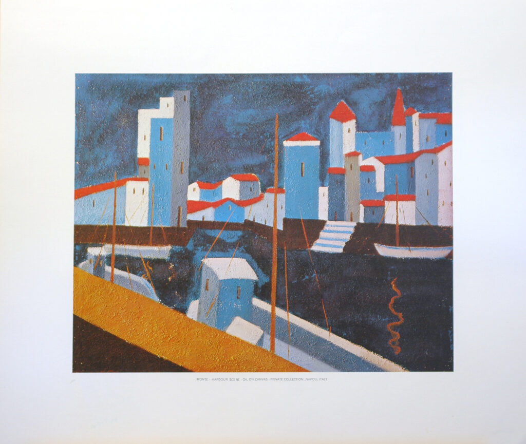 MONTE - HARBOUR SCENE (LITHOGRAPH)||||