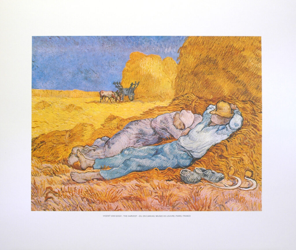 VAN GOGH - THE HARVEST (LITHOGRAPH)||||
