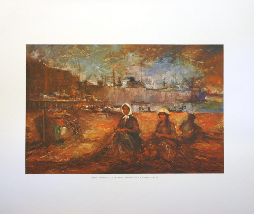 VILMON - FISHING NETS (LITHOGRAPH)||||