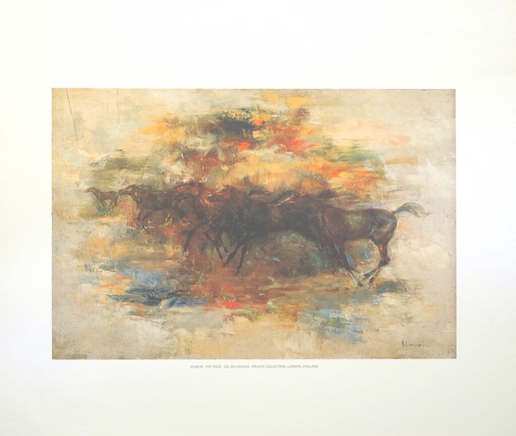 VILMON - THE RACE (LITHOGRAPH)||||