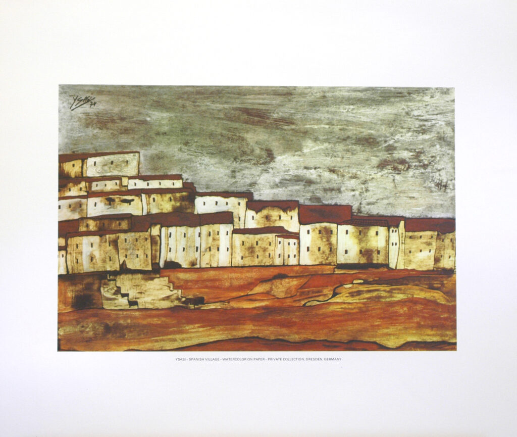 YSASI - SPANISH VILLAGE (LITHOGRAPH)||||